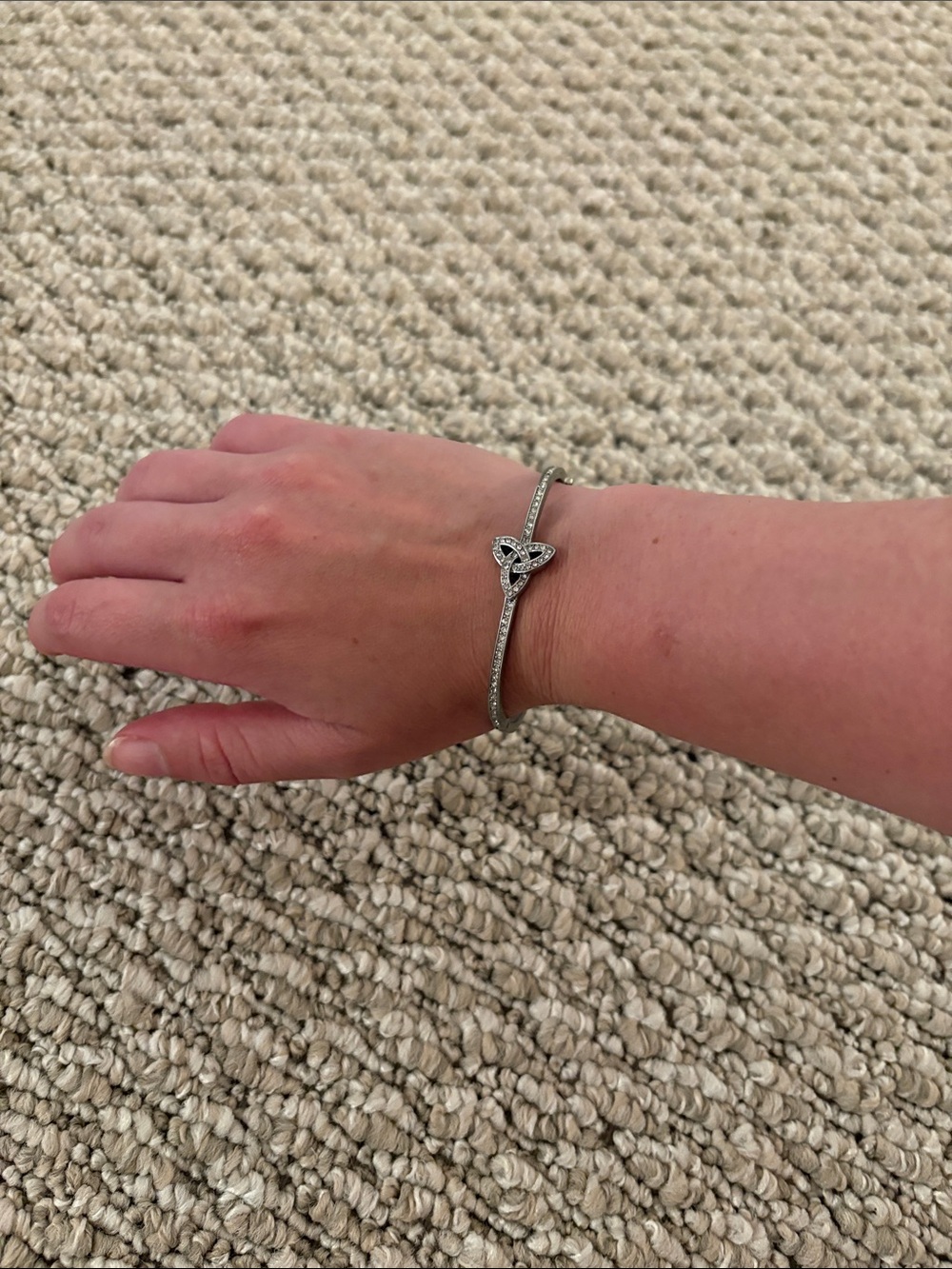 Silver Celtic Knot Bracelet - Silver